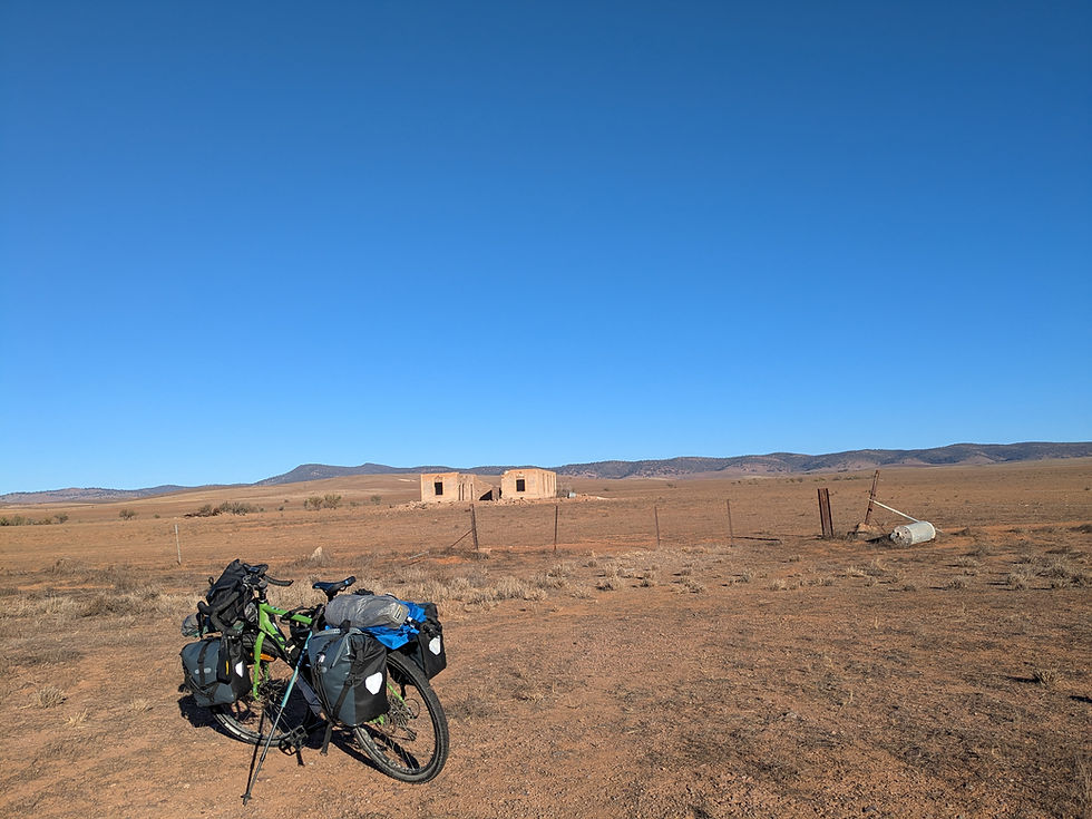 A lot of ruins between Melrose and Quorn