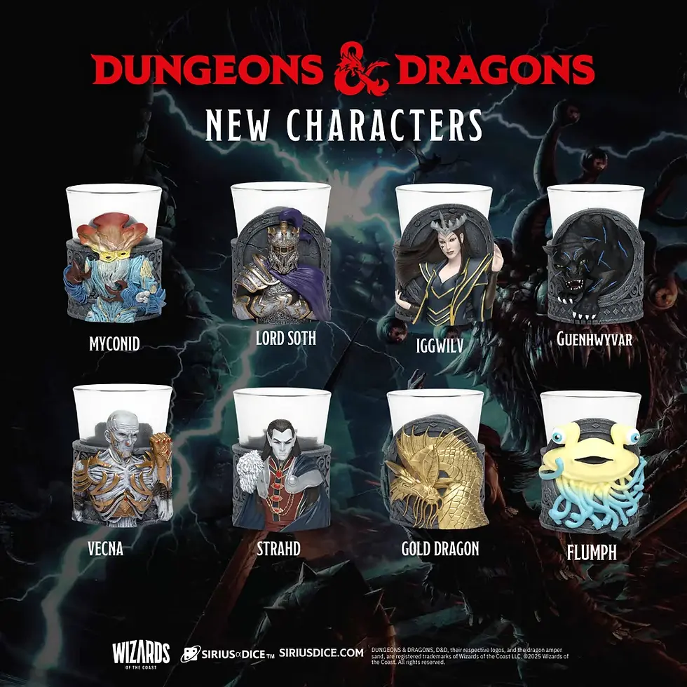 Miniatura: Dungeons & Dragons: Mini Dice Cups - Wave 2 - 1 PZ