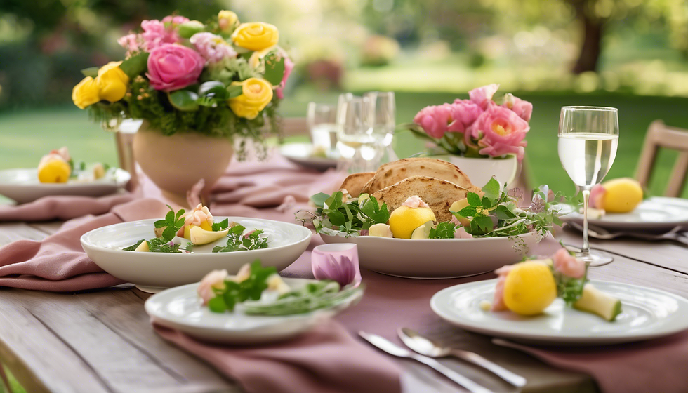 Almuerzo Familiar en el Jardín