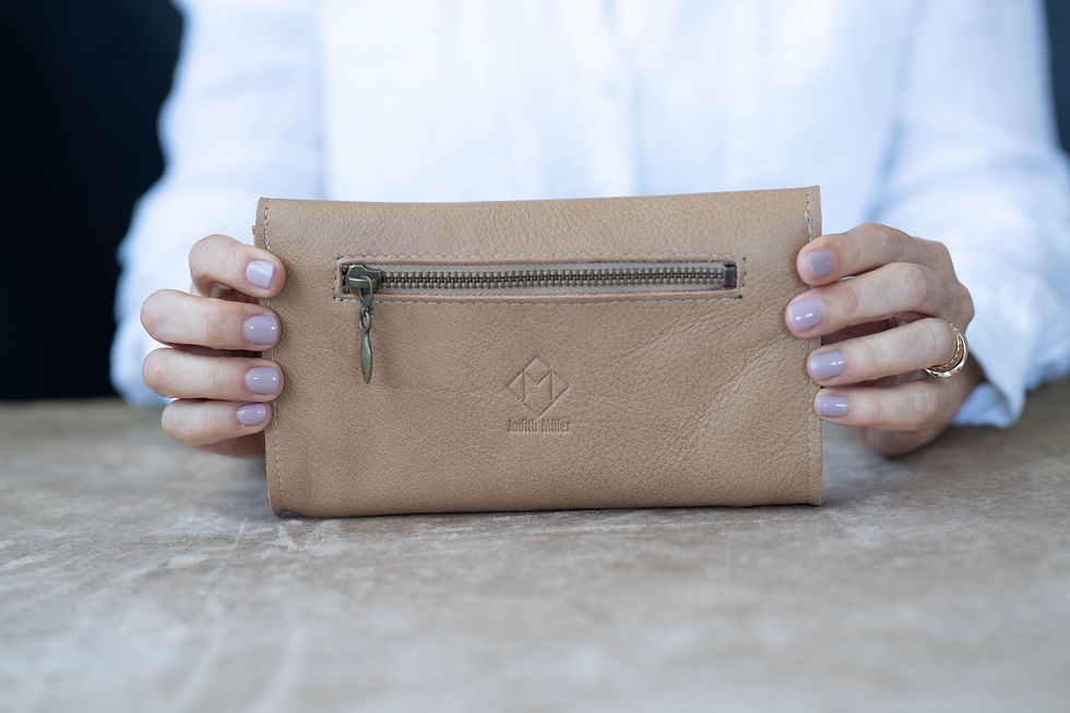 קלאצ' עור צד אחורי