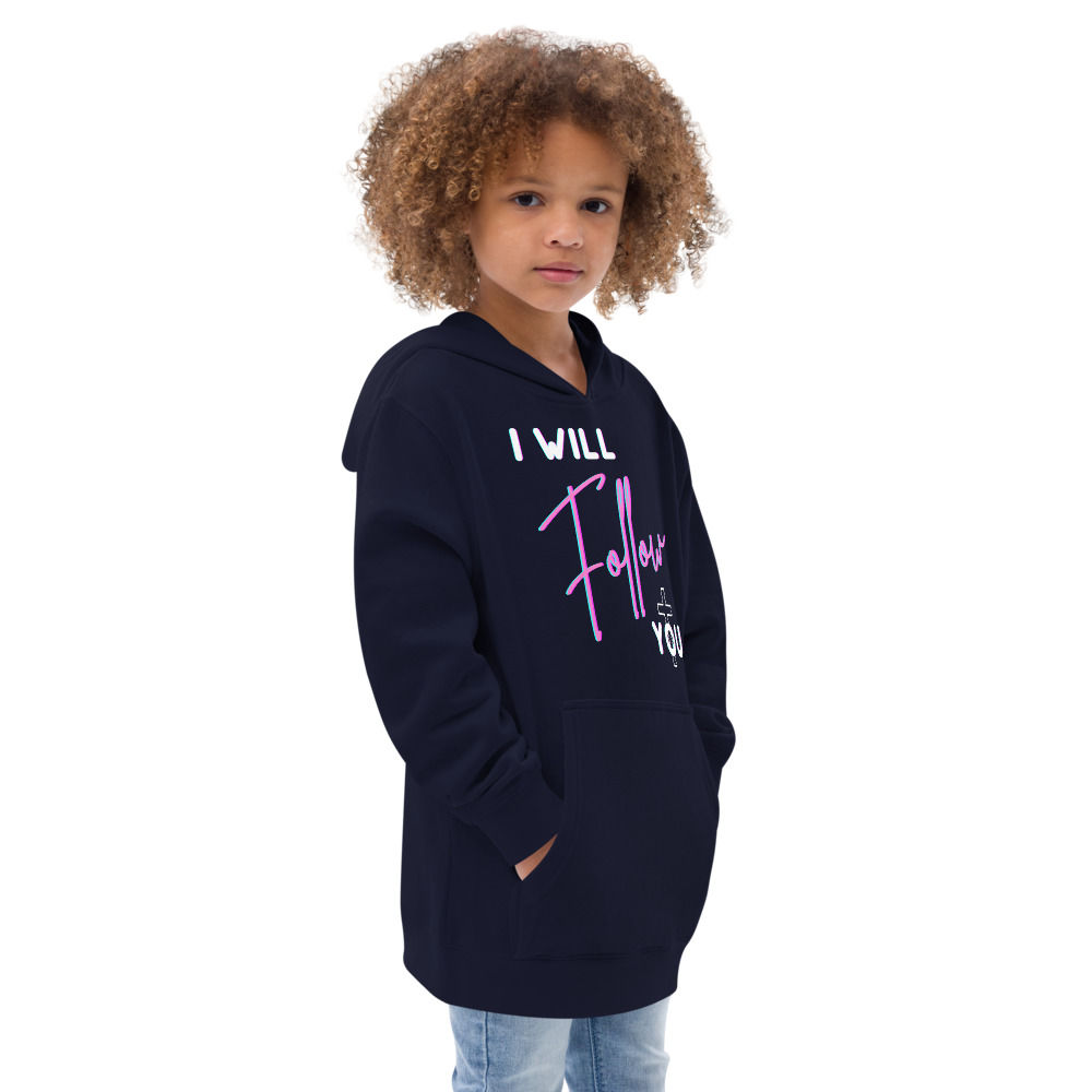 Kids Unisex Fleece Hoodie (white lettering)