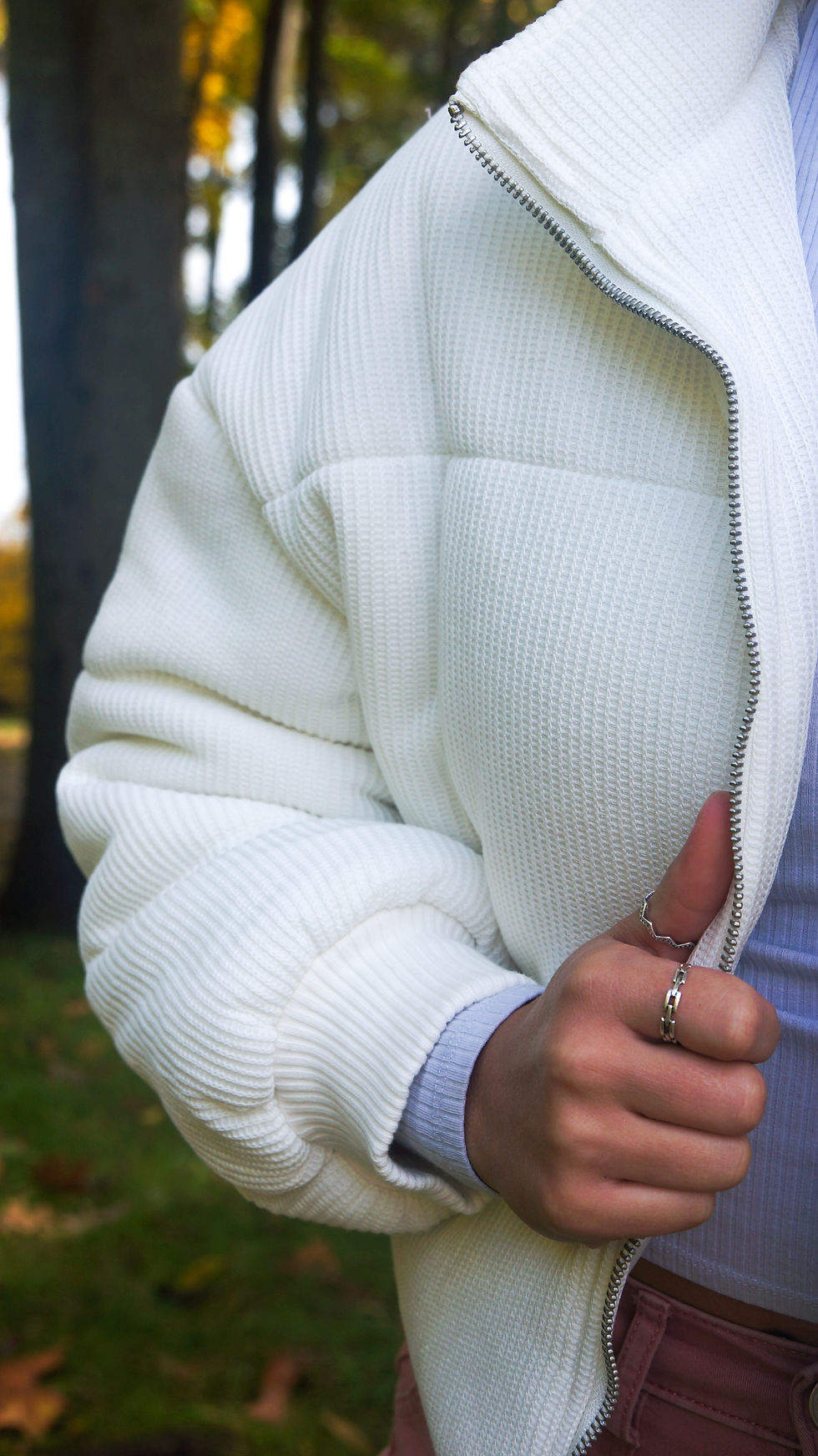 Thumbnail: Knit Puffer Jacket
