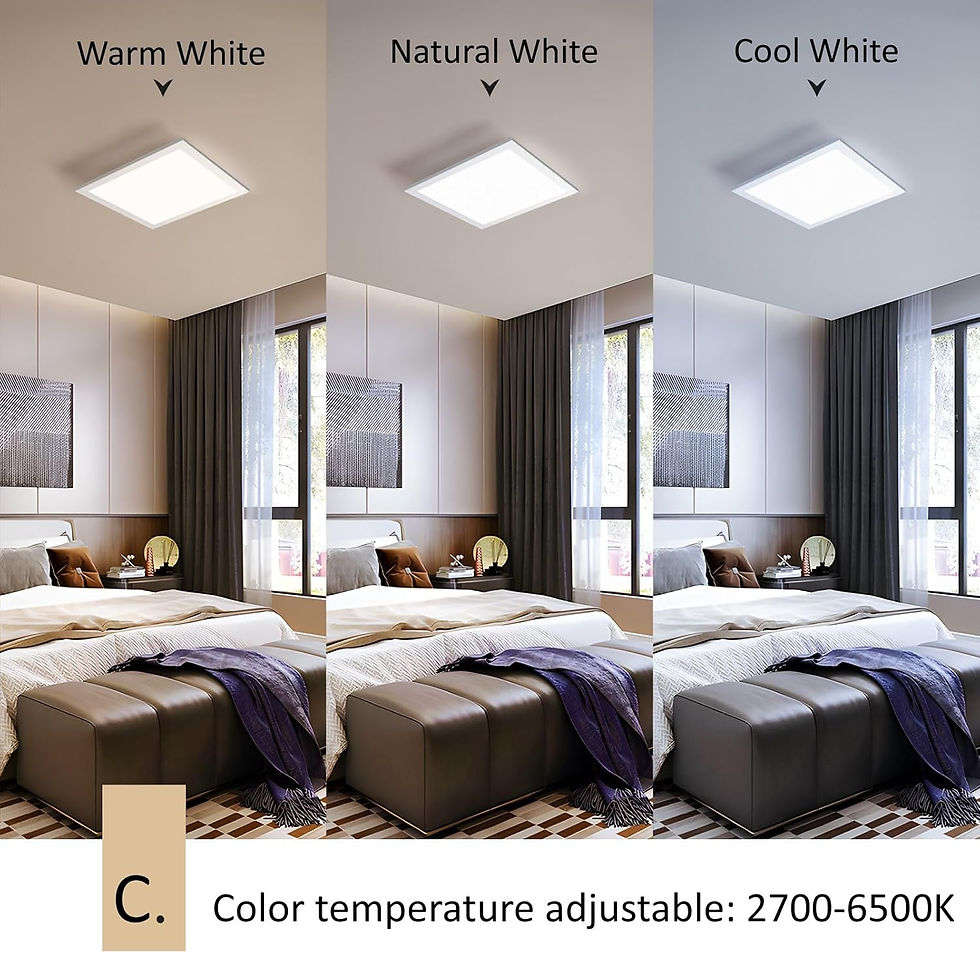 Miniature : LED ceiling lights with remote control - interior lighting - adjustable colour