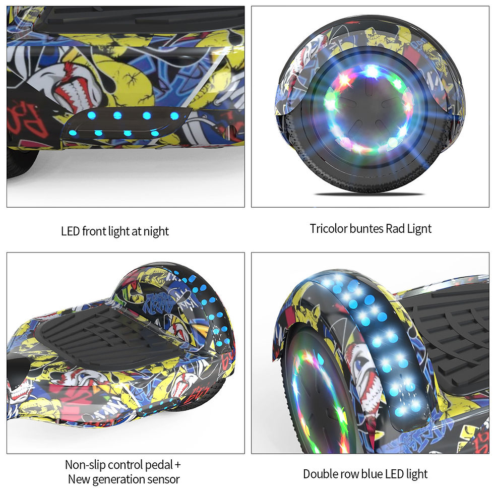 Miniaturbild: Foxsport Self-Balancing Hoverboard, Bluetooth Speaker and LED Lights (Street)