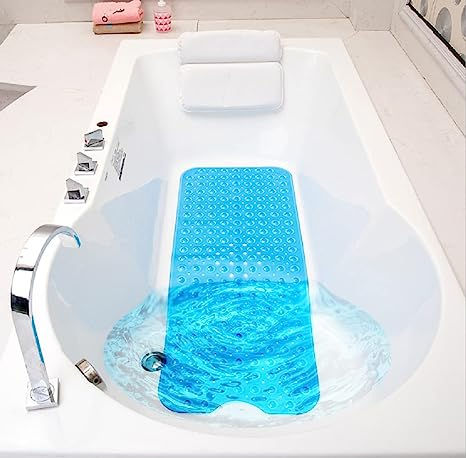 Thumbnail: K IKIDO Anti-Slip Shower Mat - Bath Mat for Kids and Adults - Soft - NonSlip