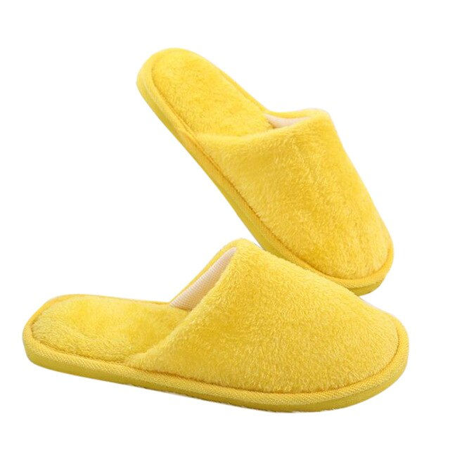 Thumbnail: Home Slippers Women Winter Shoes Fluffy