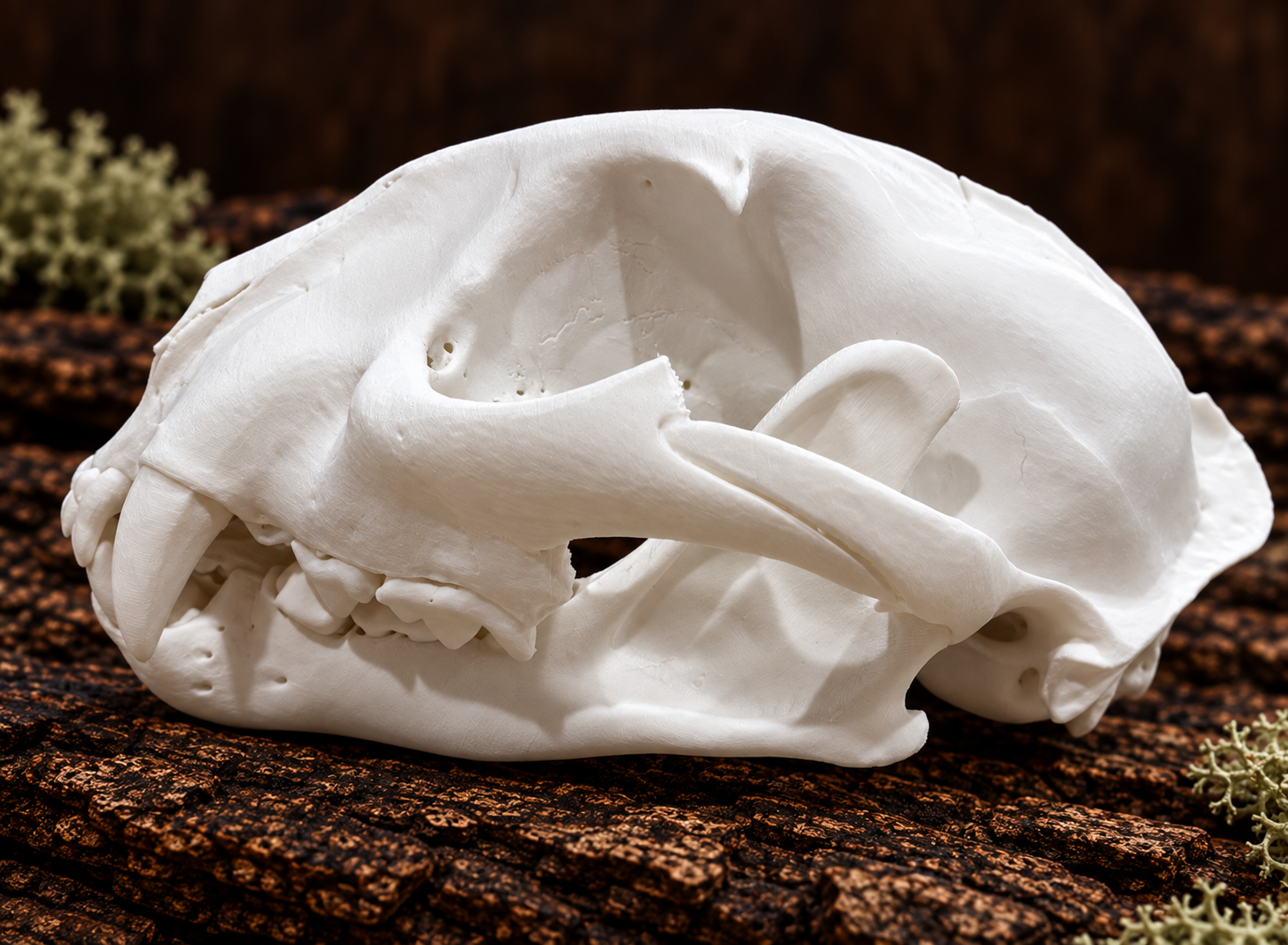 Mountain Lion Skull Replica