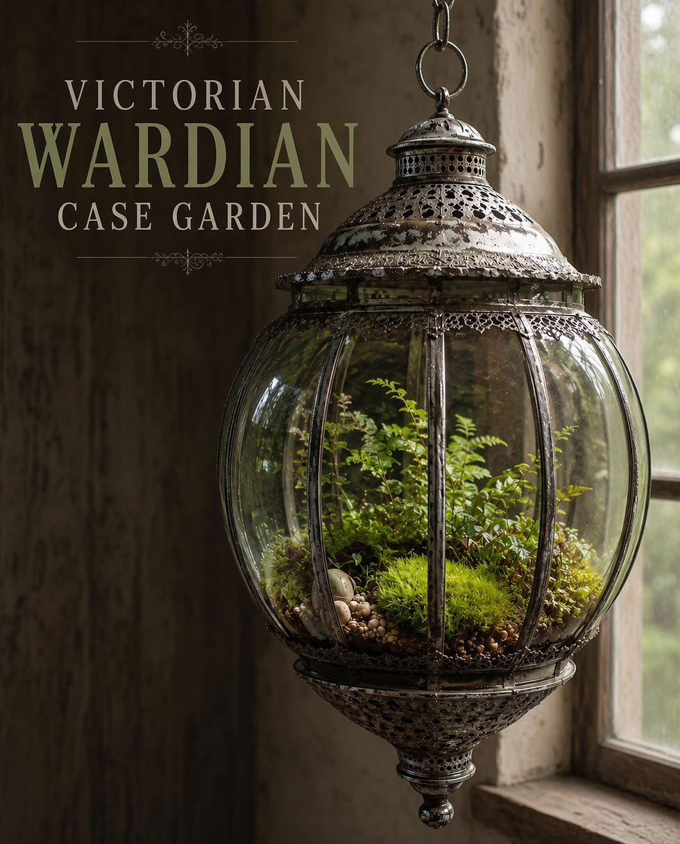 Victorian Wardian Case Garden