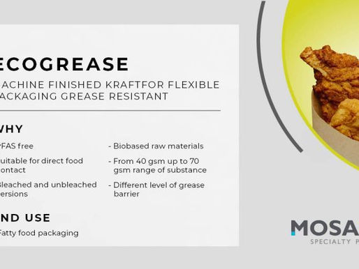 TRIONYX continues to supply eco-friendly raw materials for grease-resistant flexible packaging solutions.