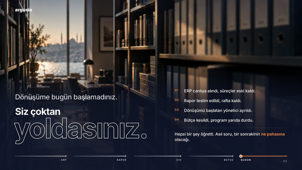 argusio · Siz çoktan yoldasınız | Cambio Global