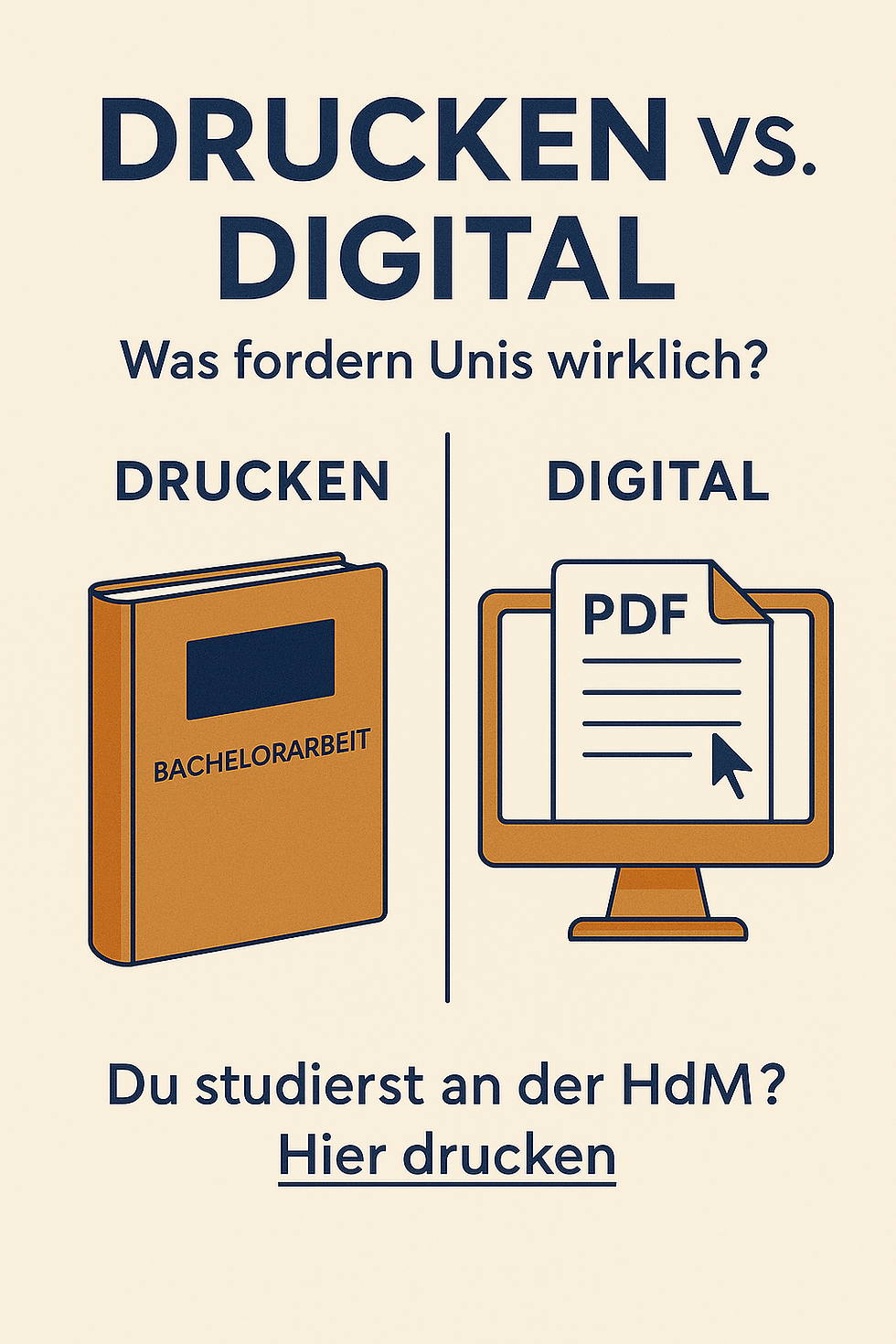 Masterarbeit drucken