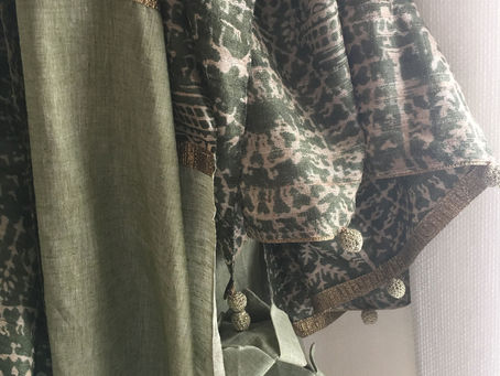 Raw Silk Green