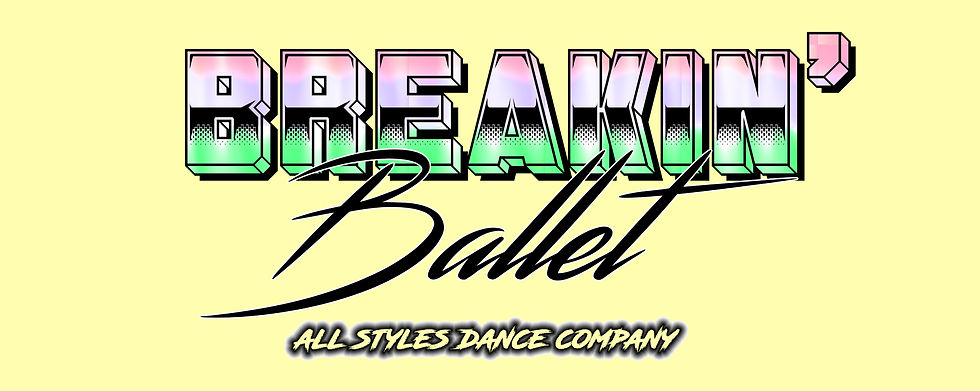 Breakin Ballet logo breaking ballet Kalamazoo Michigan all Styles Dance company breakdance
