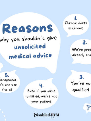 Let's Talk: Unsolicited Medical Advice