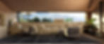 Add a Realistic Background in SketchUp & V-Ray - The realistic background across the Palm Springs Valley through the living room window.