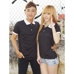 Cặp áo đen cổ trắng