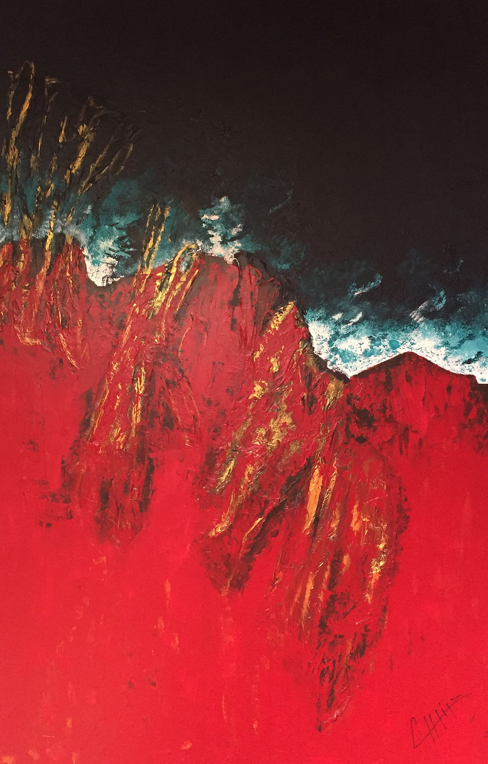 Envol sur les falaises rouges