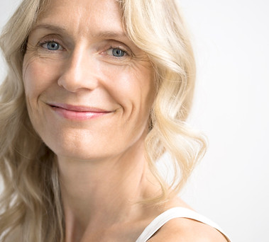 Blonde Woman Smiling