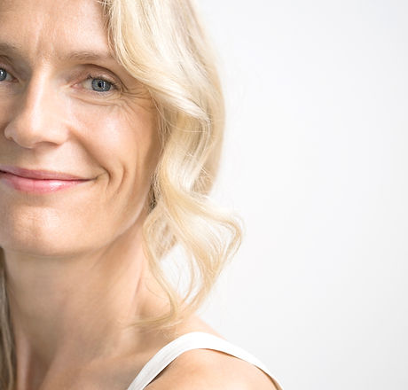 Blonde Woman Smiling