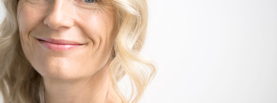 Blonde Woman Smiling