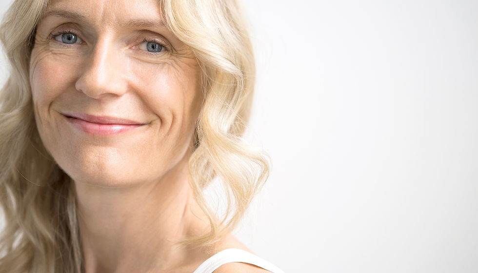 Blonde Woman Smiling