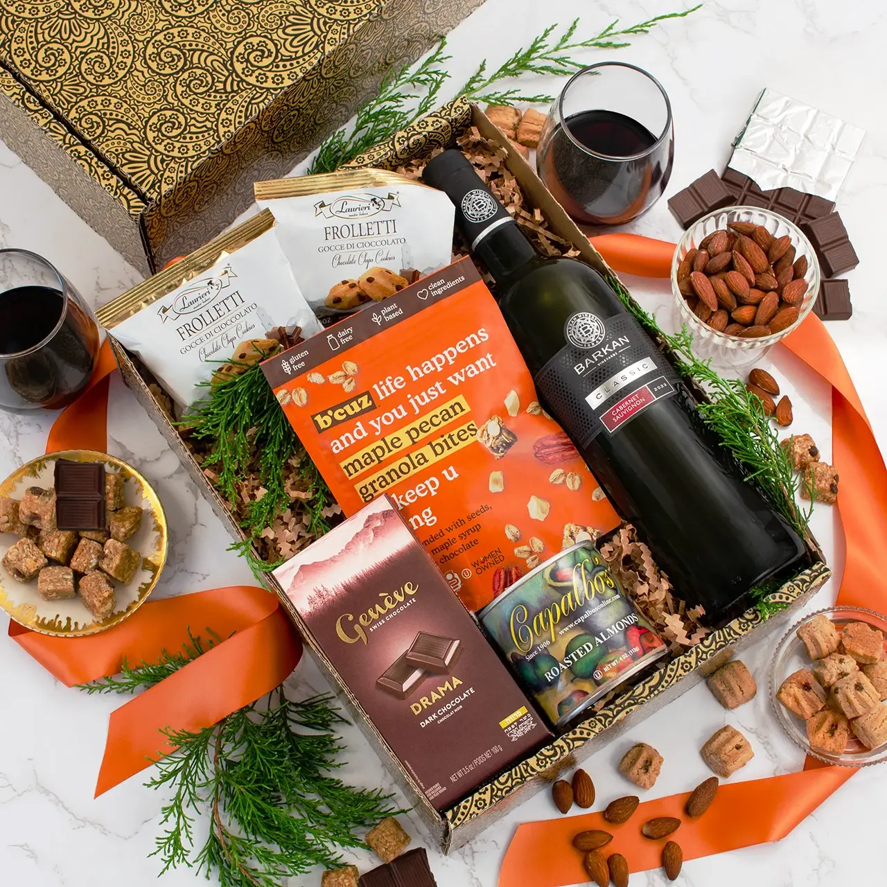 Cab Sauv & Gourmet Gift Box