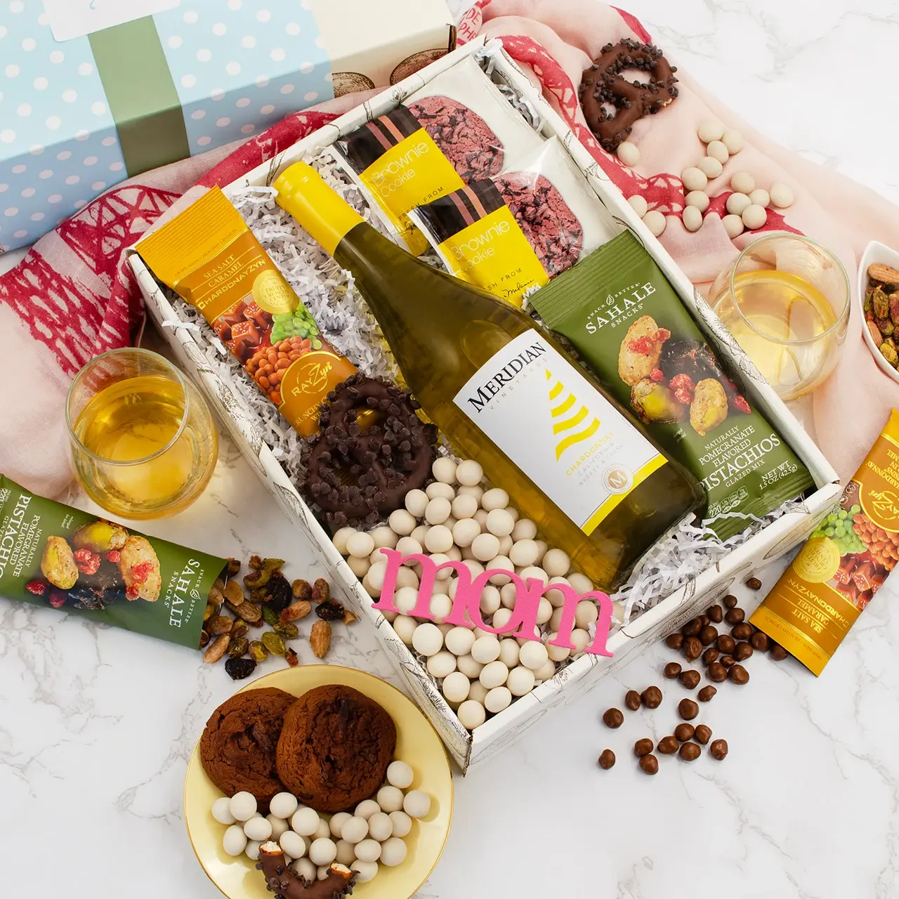 Mom's Day Chardonnay Wine Gift Box