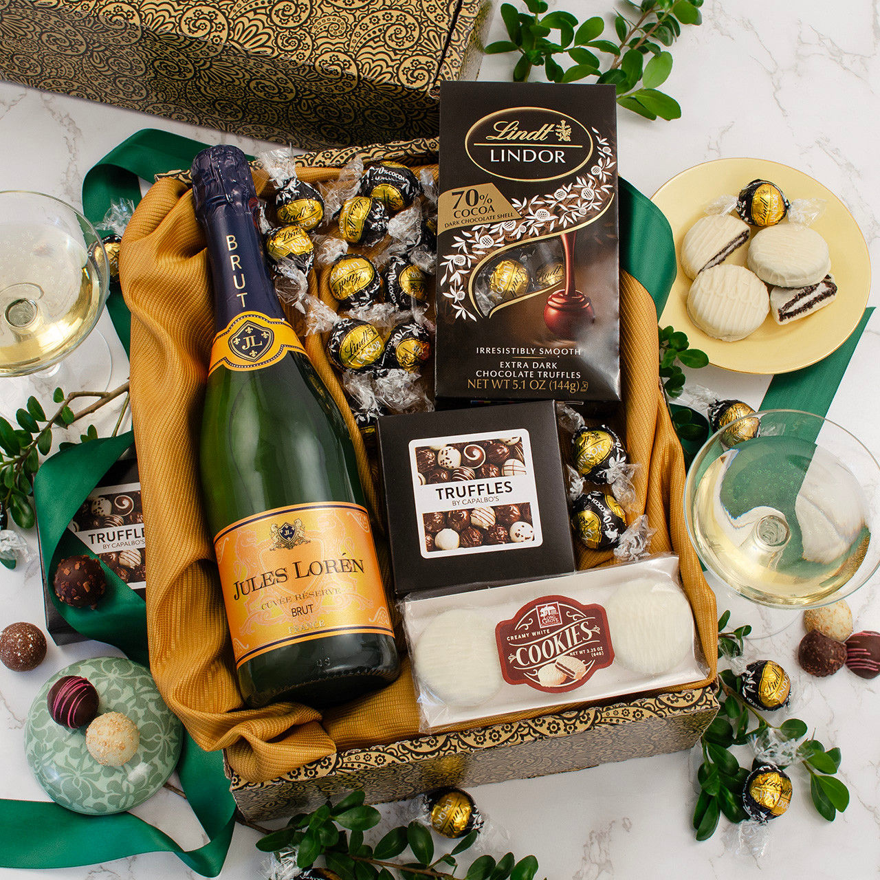Champagne and Truffles Gift Box