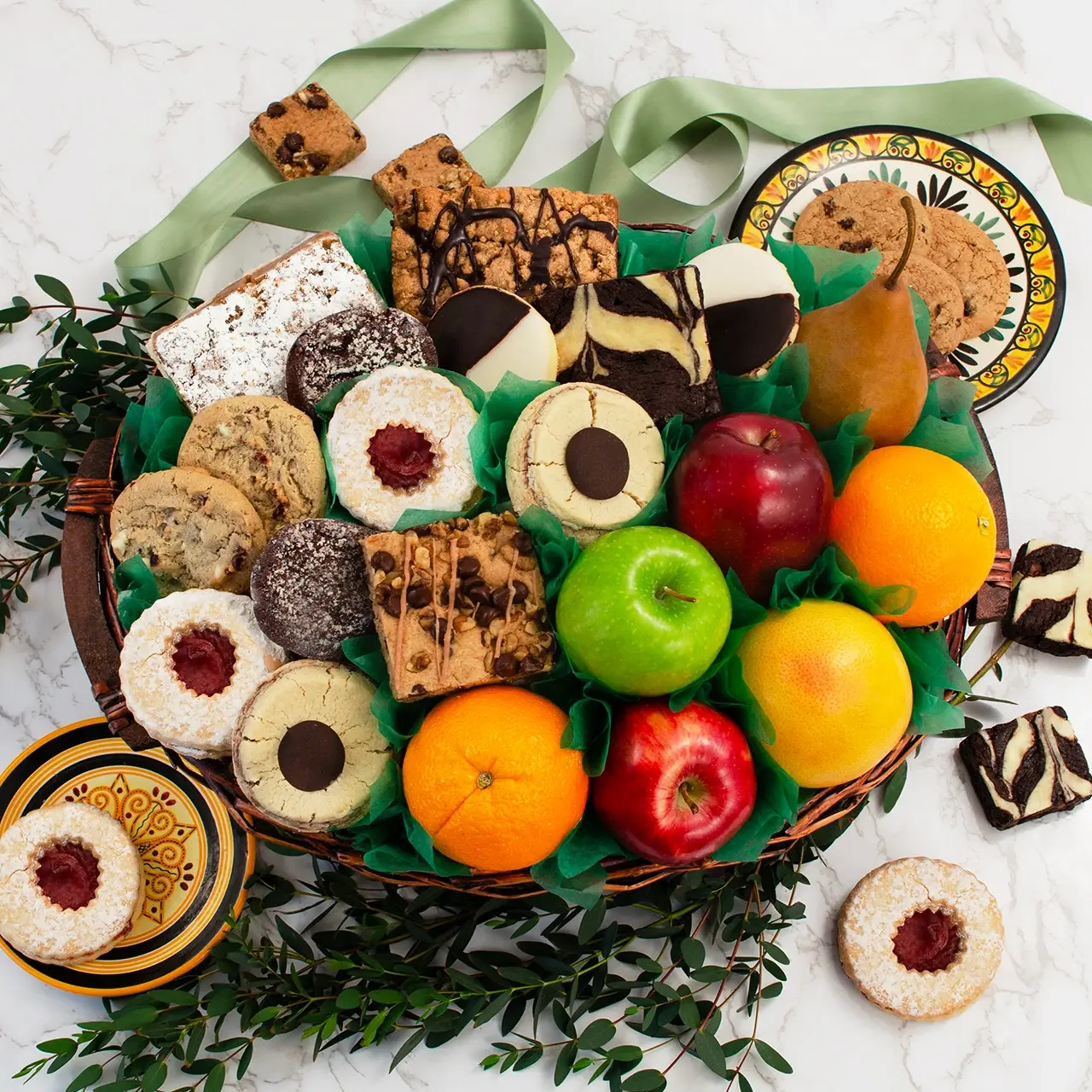 Sweet Selections Bakery & Fresh Fruit Gift Basket