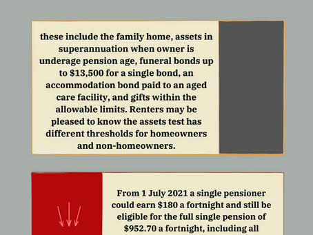How changes from 1 July may mean age pension increase.