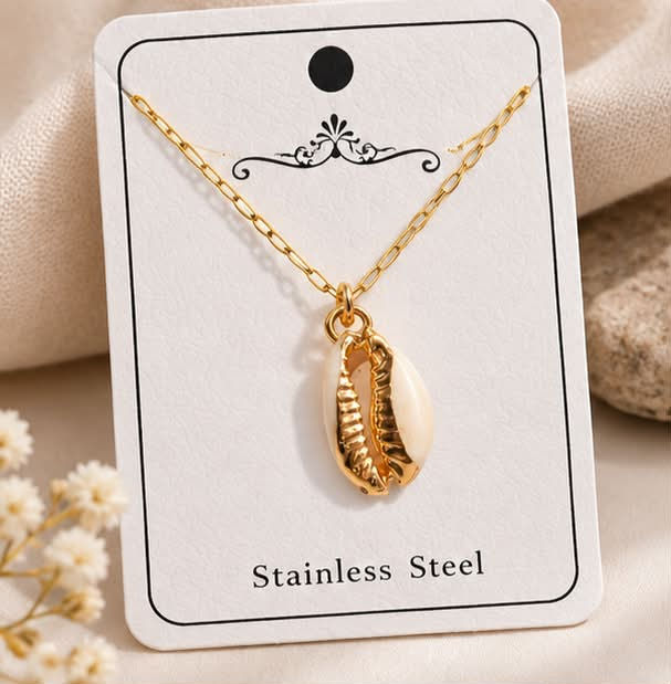 ☕ Collier Grain de Café Doré