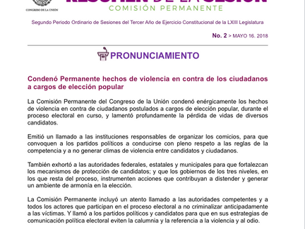 Senado resumen sesión 16 mayo