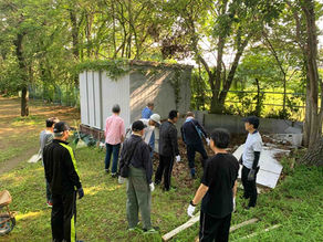 中央公園腐葉土置き場撤去