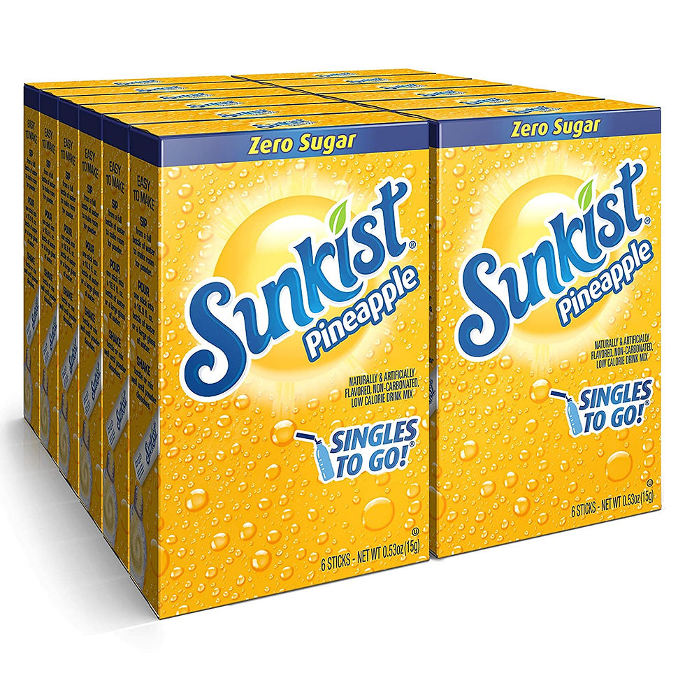 Thumbnail: Sunkist Drink Mix - 12 Boxes X 6 Servings