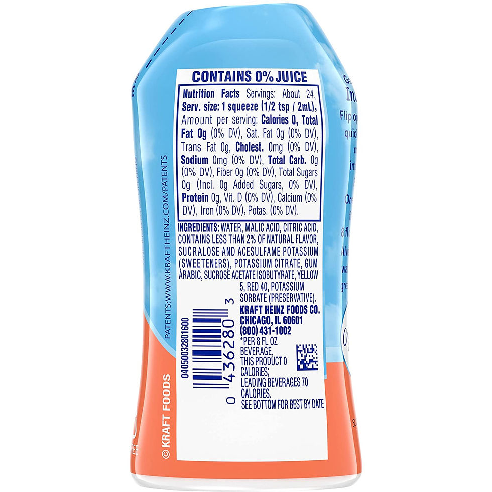 Thumbnail: Crystal Light Sugar Free Drink Flavours - Liquid & Powders