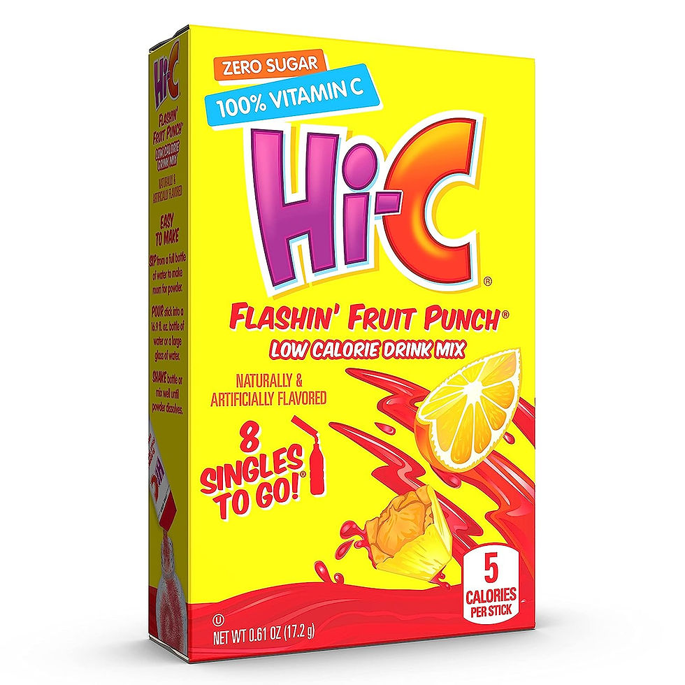 Thumbnail: Hi-C Singles to Go Drink Mix - 100% Vitamin C DI - 8 Servings -4 Flavour Choices