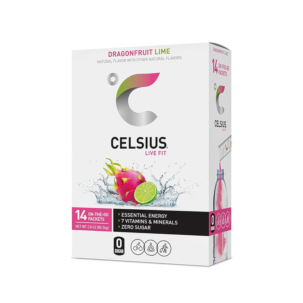 Thumbnail: Celsius Energy Powder Stick- 12/14 Servings- 200mg Caffeine + 7 Vitamins 