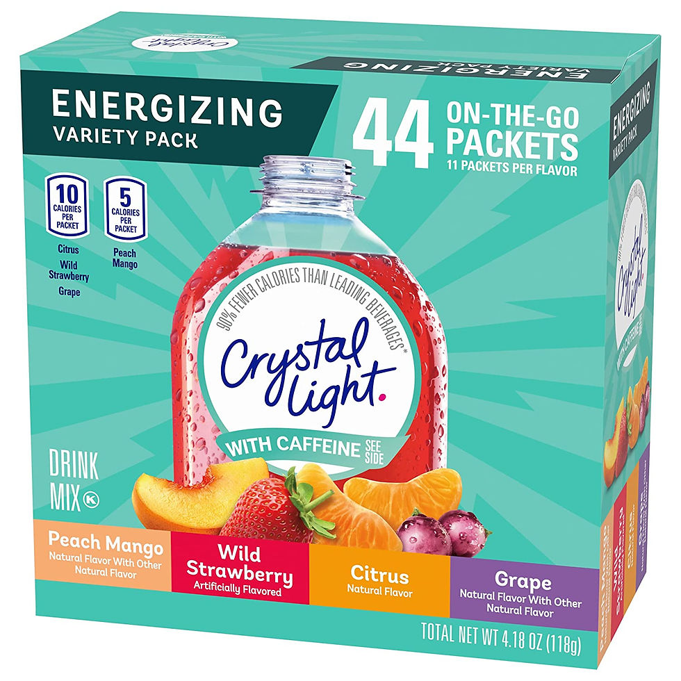 Thumbnail: Crystal Light Sugar Free Energy Drink Powder (44 Servings)