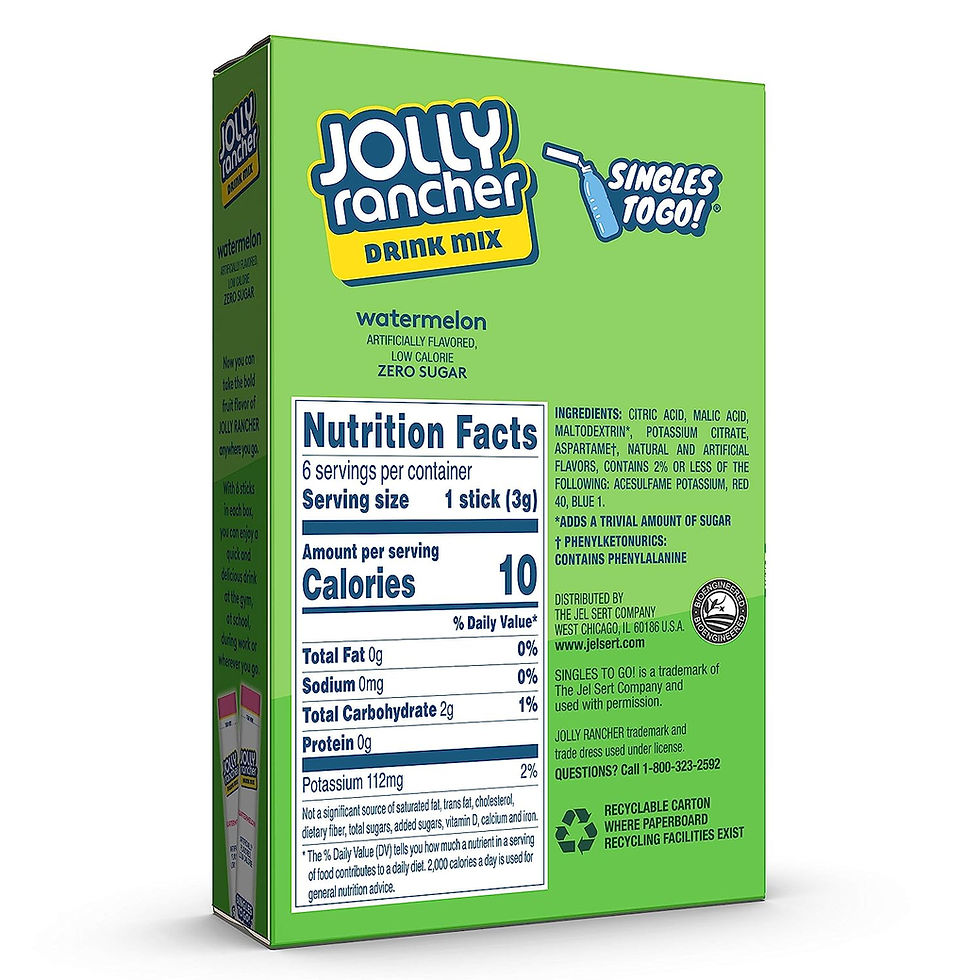Thumbnail: Jolly Rancher Drink Mix (6 Servings) - 4 Flavour Choices