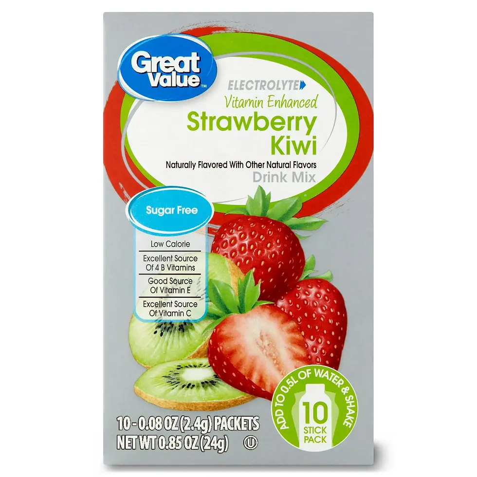 Thumbnail: Great Value Drink Mix - 10 Servings - 12 Flavour Choices