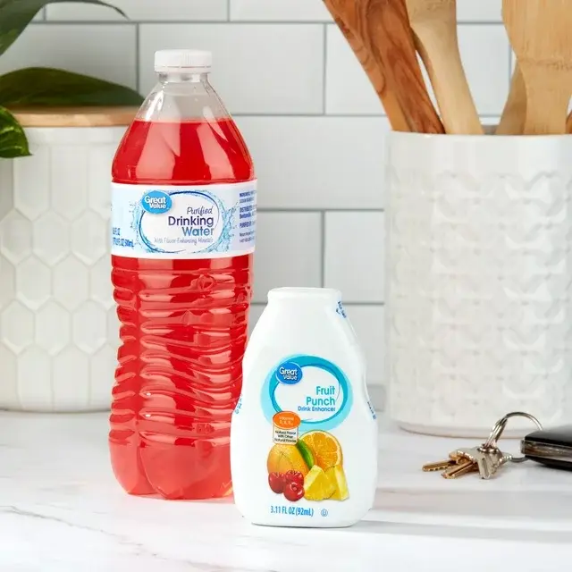 Thumbnail: Great Value Water Drink Enhancer - 30 Servings - 10 Flavour Choices