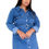 Thumbnail: Danim Mom Denim Shirt's Dress  (Navy-Blue)