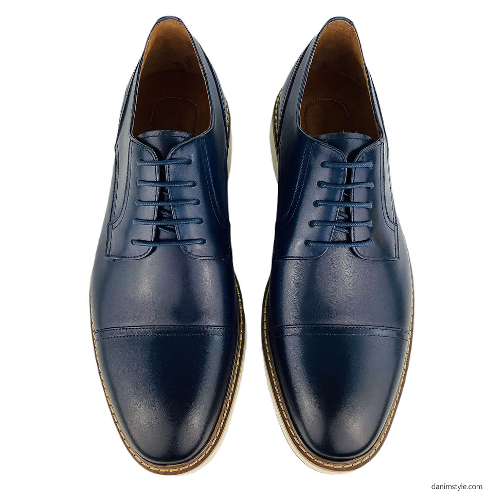 Thumbnail: Danim ZARI Formal Gent's Shoes (Indigo)