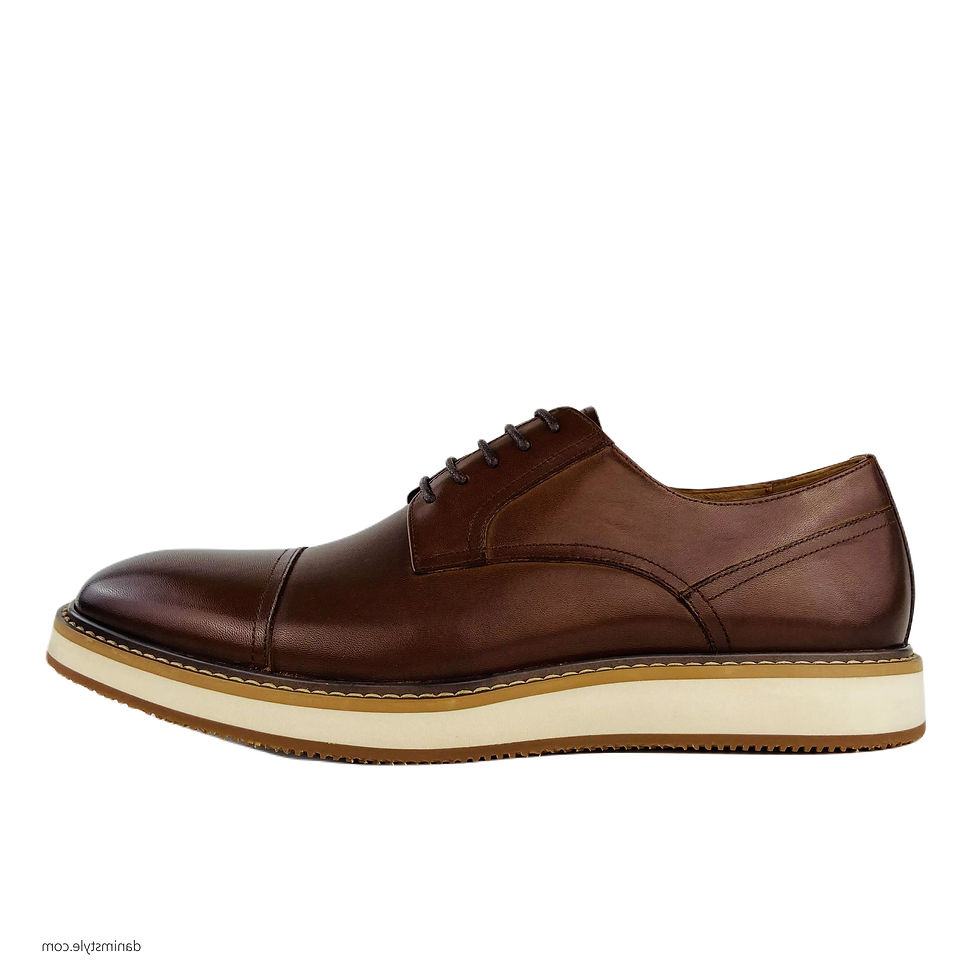Thumbnail: Danim ZARI Casual Gent's Shoes (Brown)