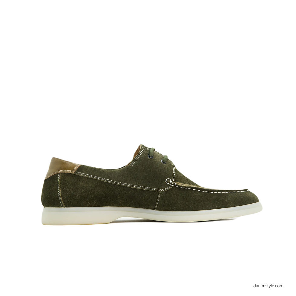 Thumbnail: Danim ZARI Casual Gent's Loafer, (Olive)