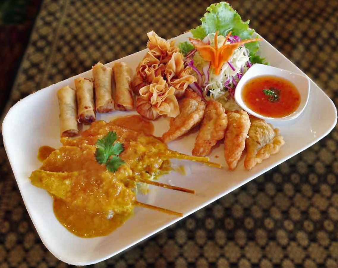 Arranged Food and Objects