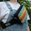 Thumbnail: Rainbow Bum Bag from Retired Climbing Ropes - Sustainable Hip Pack for Climbers