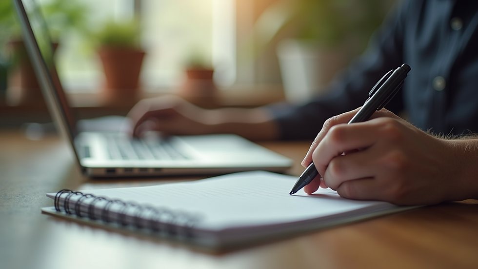 Close-up de notebook com curso online aberto em tela