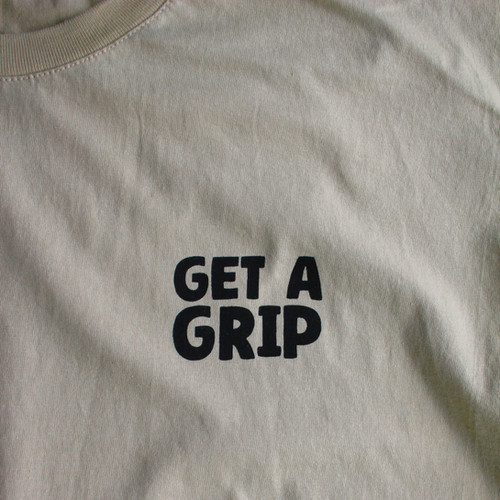 Get a Grip T-Shirt for Climbers - Screen Printed In-House by Ray's
