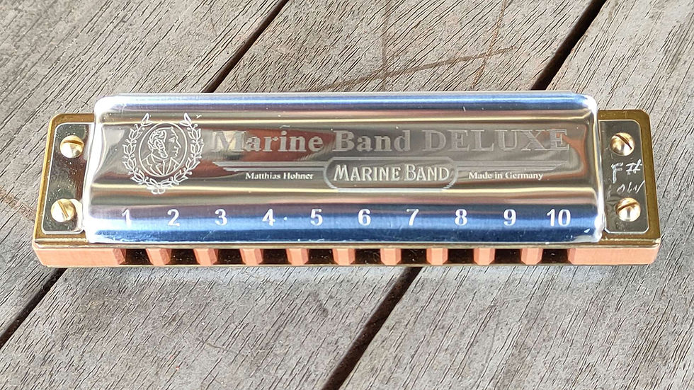 Thumbnail: LOW F# Hohner Marine Band Deluxe Harmonica 